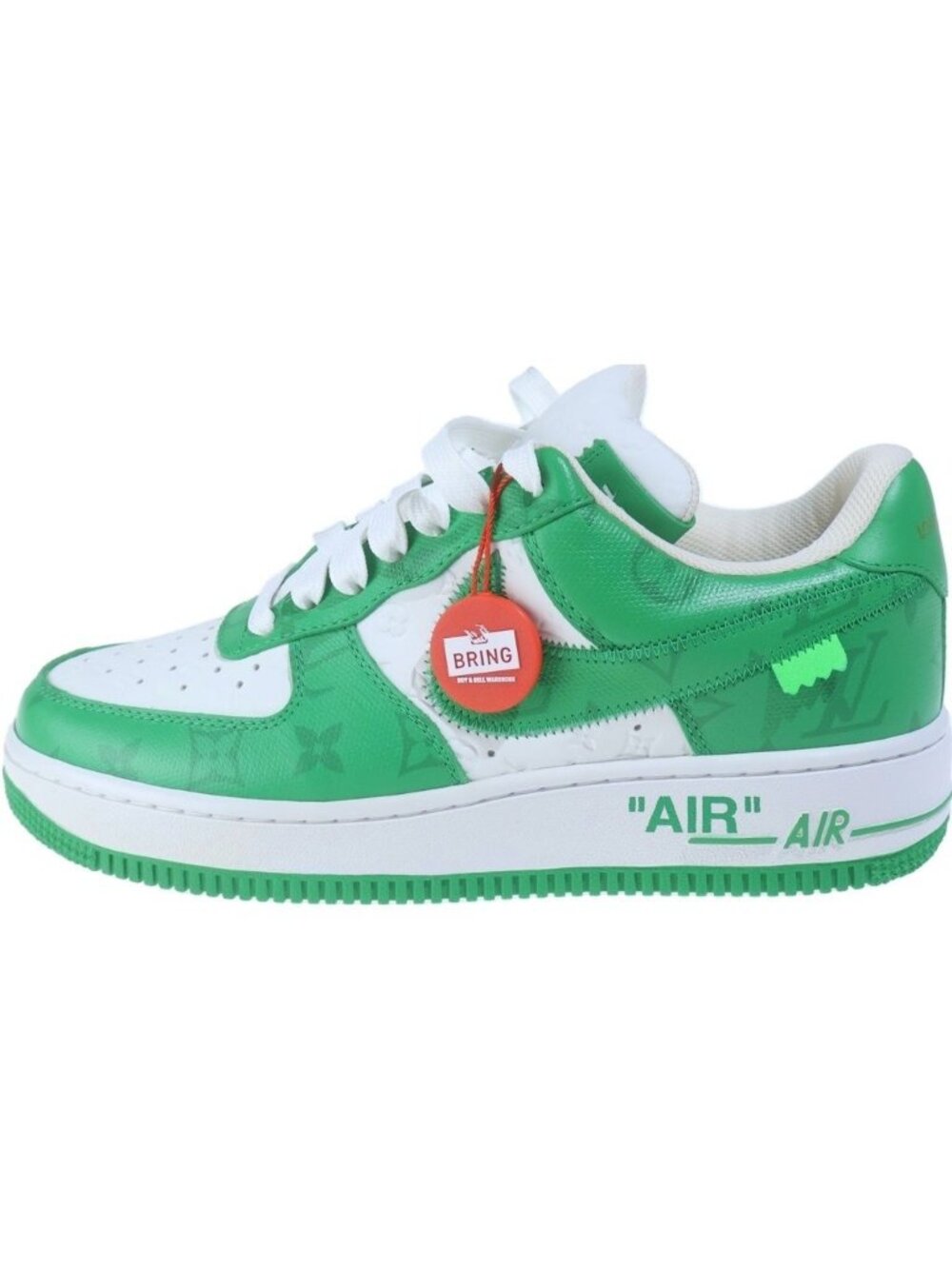 Louis Vuitton Nike Air Force 1 Low by Virgil Abloh White Green Sneaker